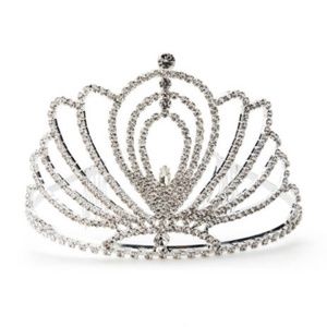 Callie Lotus: Rhinestone Flower Crown Bling Tiara 3 Pack